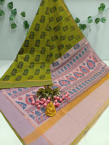 Printed Cotton Saree