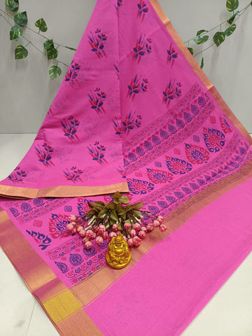 Printed Cotton Saree
