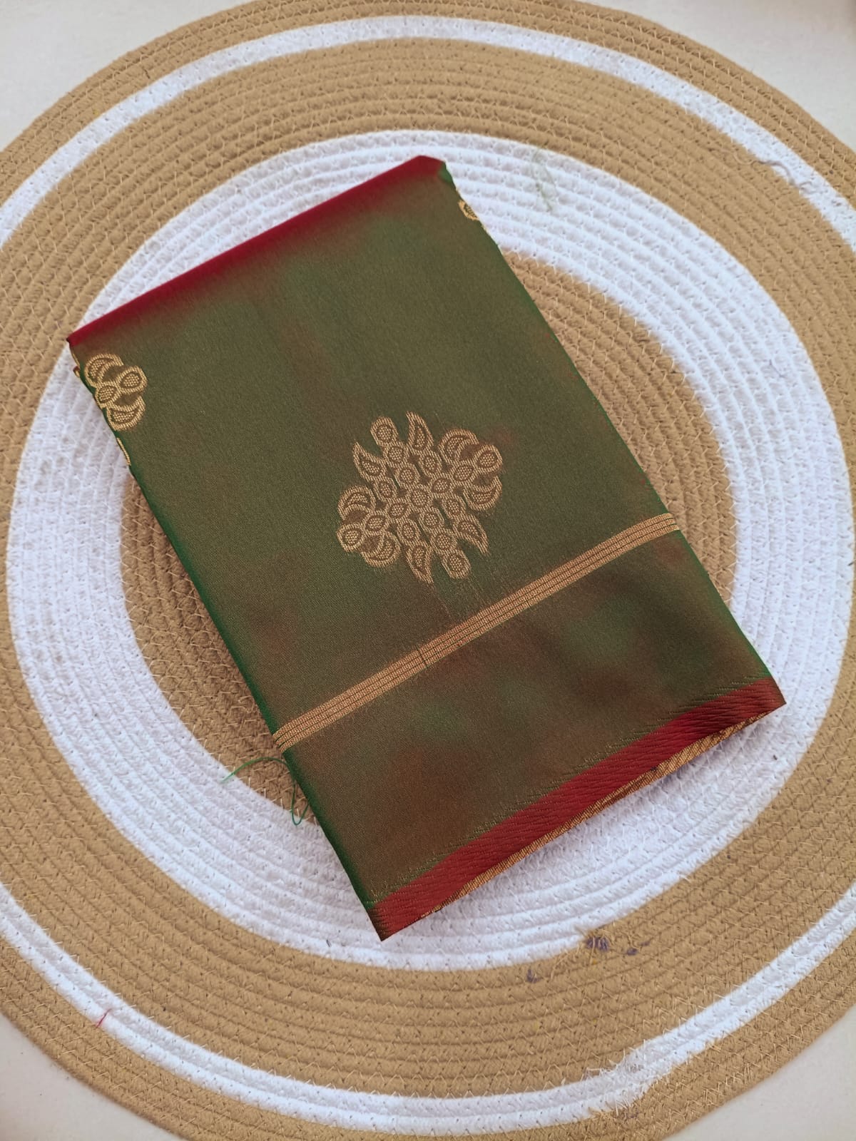 Premium Soft Silk Kolam Design Saree