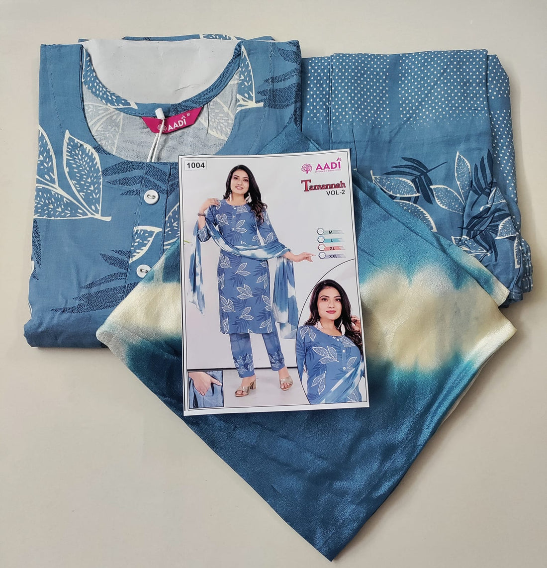 Premium Soft Cotton 3 Piece Chudi Set