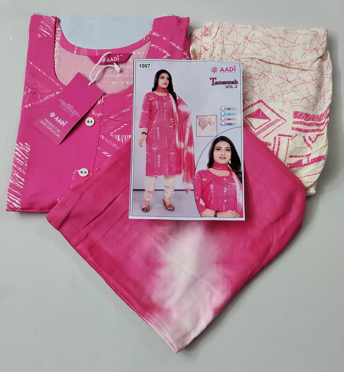 Premium Soft Cotton 3 Piece Chudi Set