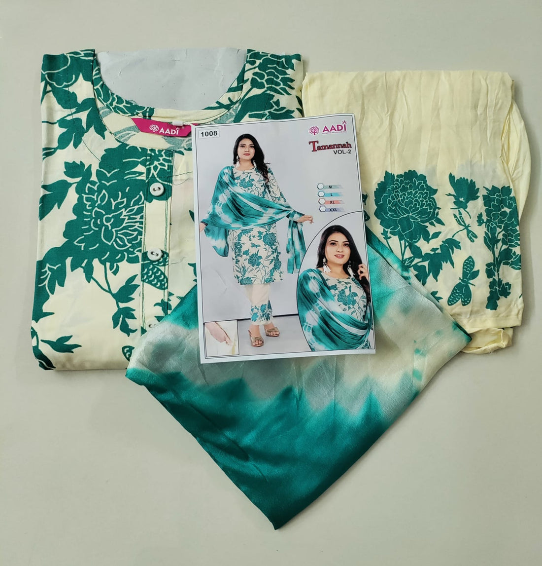 Premium Soft Cotton 3 Piece Chudi Set
