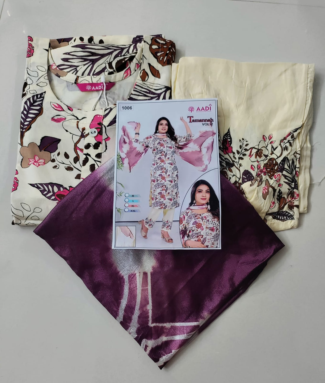 Premium Soft Cotton 3 Piece Chudi Set