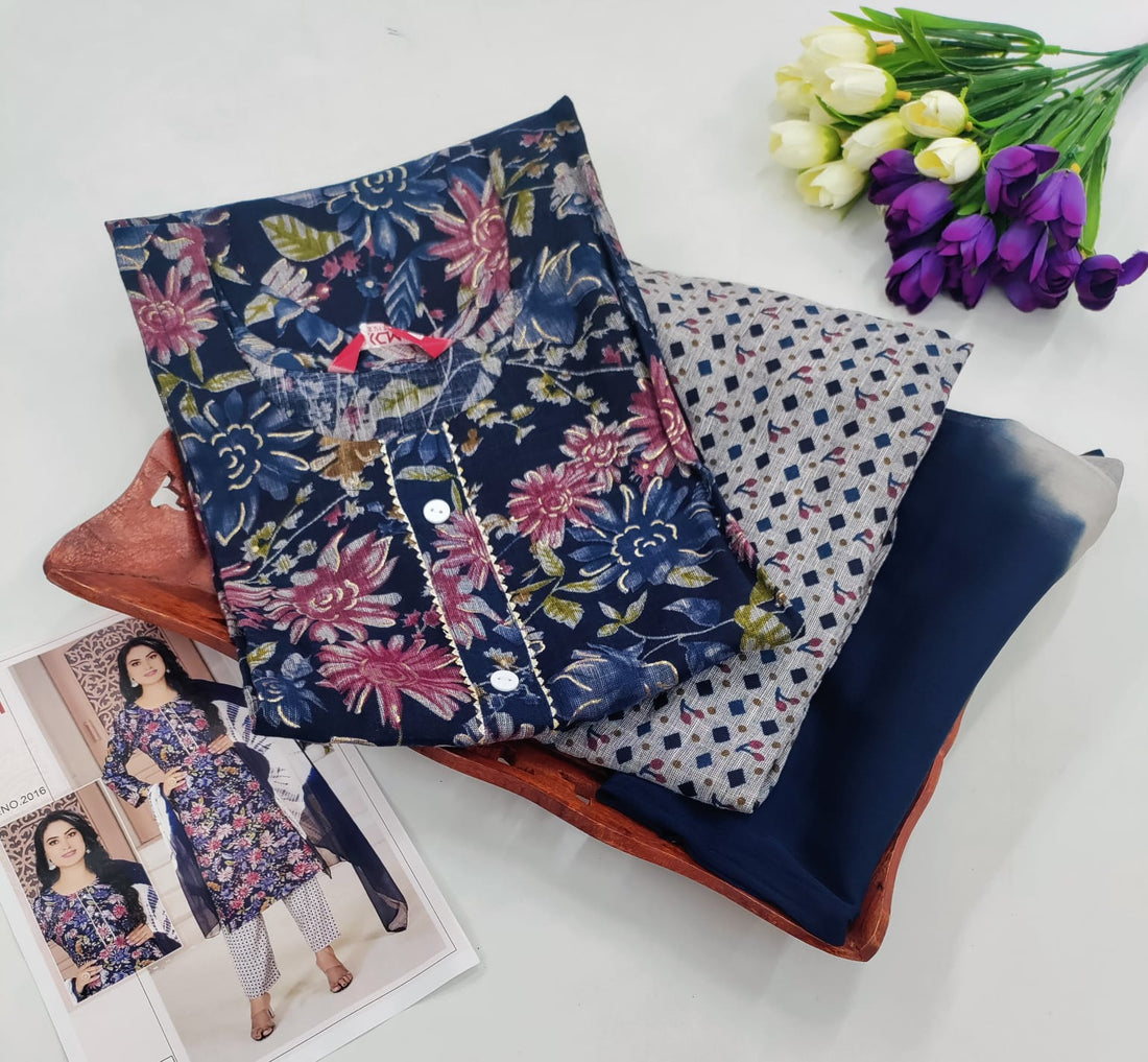Premium Soft Cotton 3 Piece Chudi