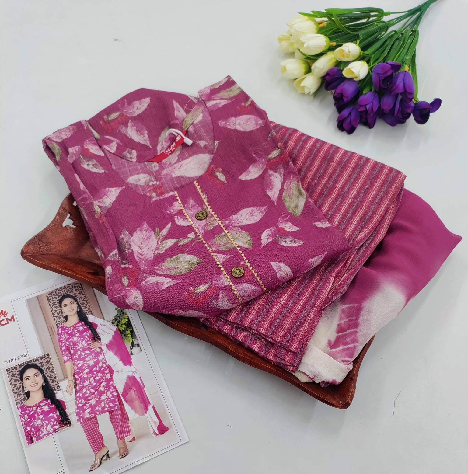 Premium Soft Cotton 3 Piece Chudi Set
