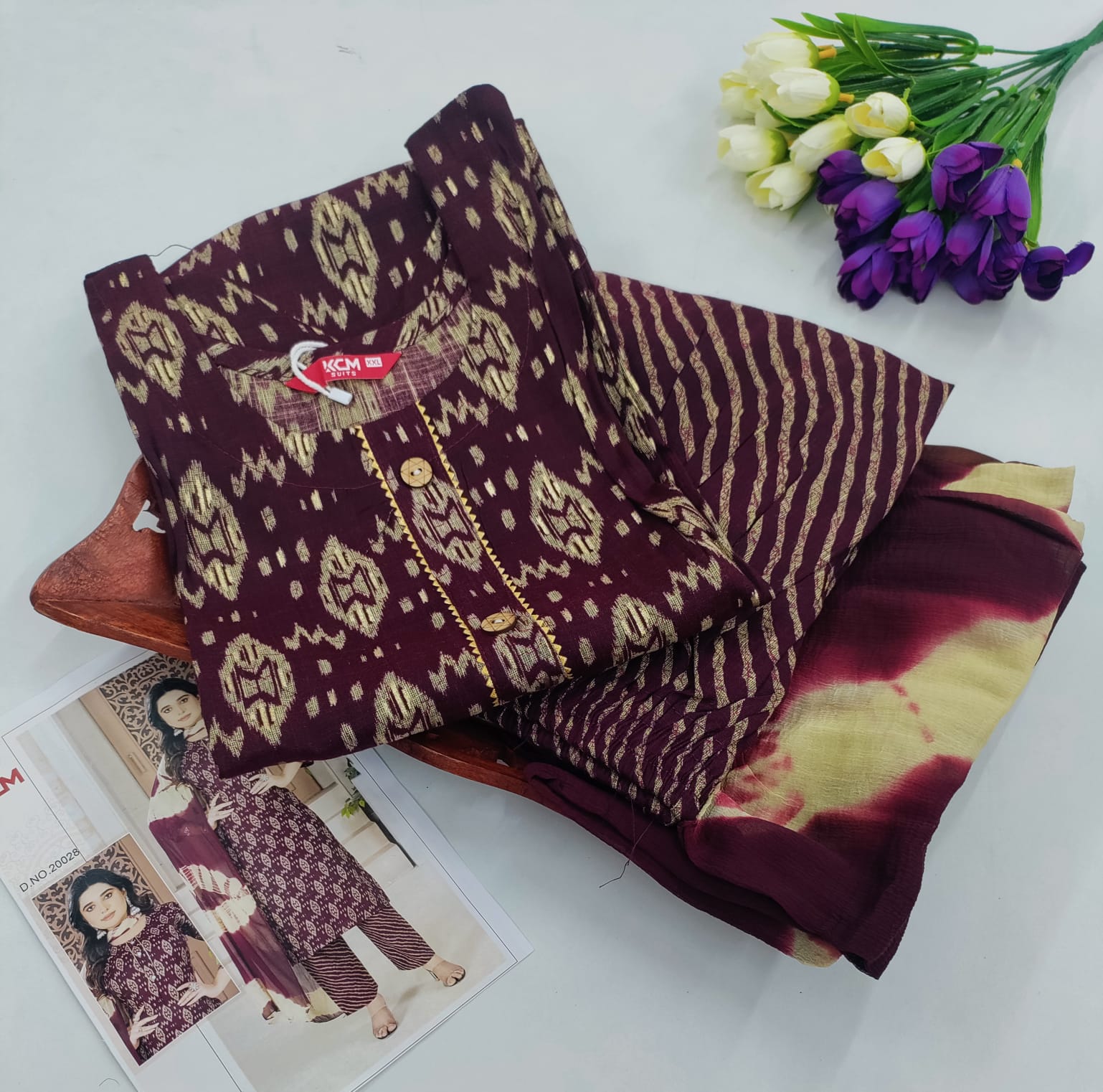 Premium Soft Cotton 3 Piece Chudi Set