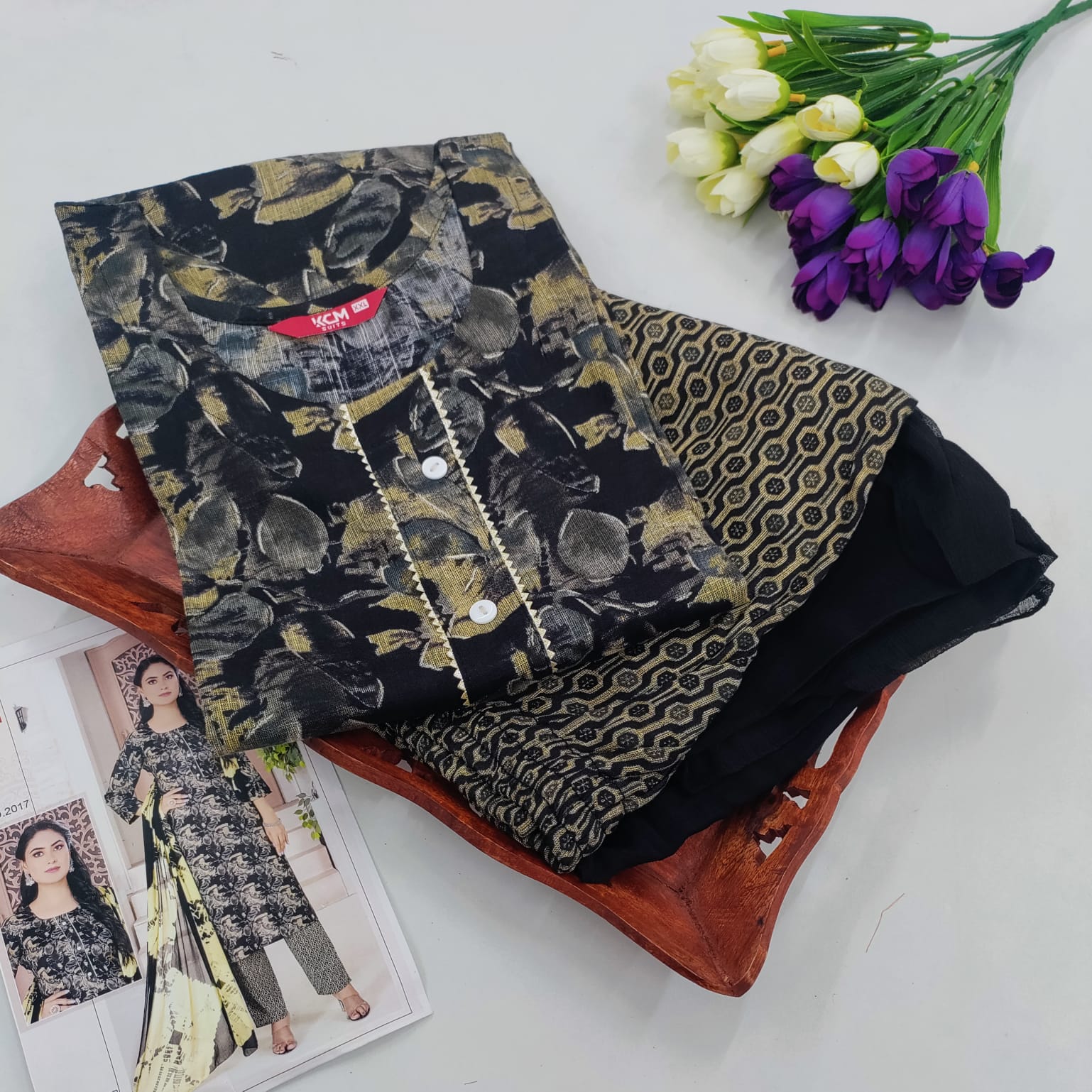 Premium Soft Cotton 3 Piece Chudi Set