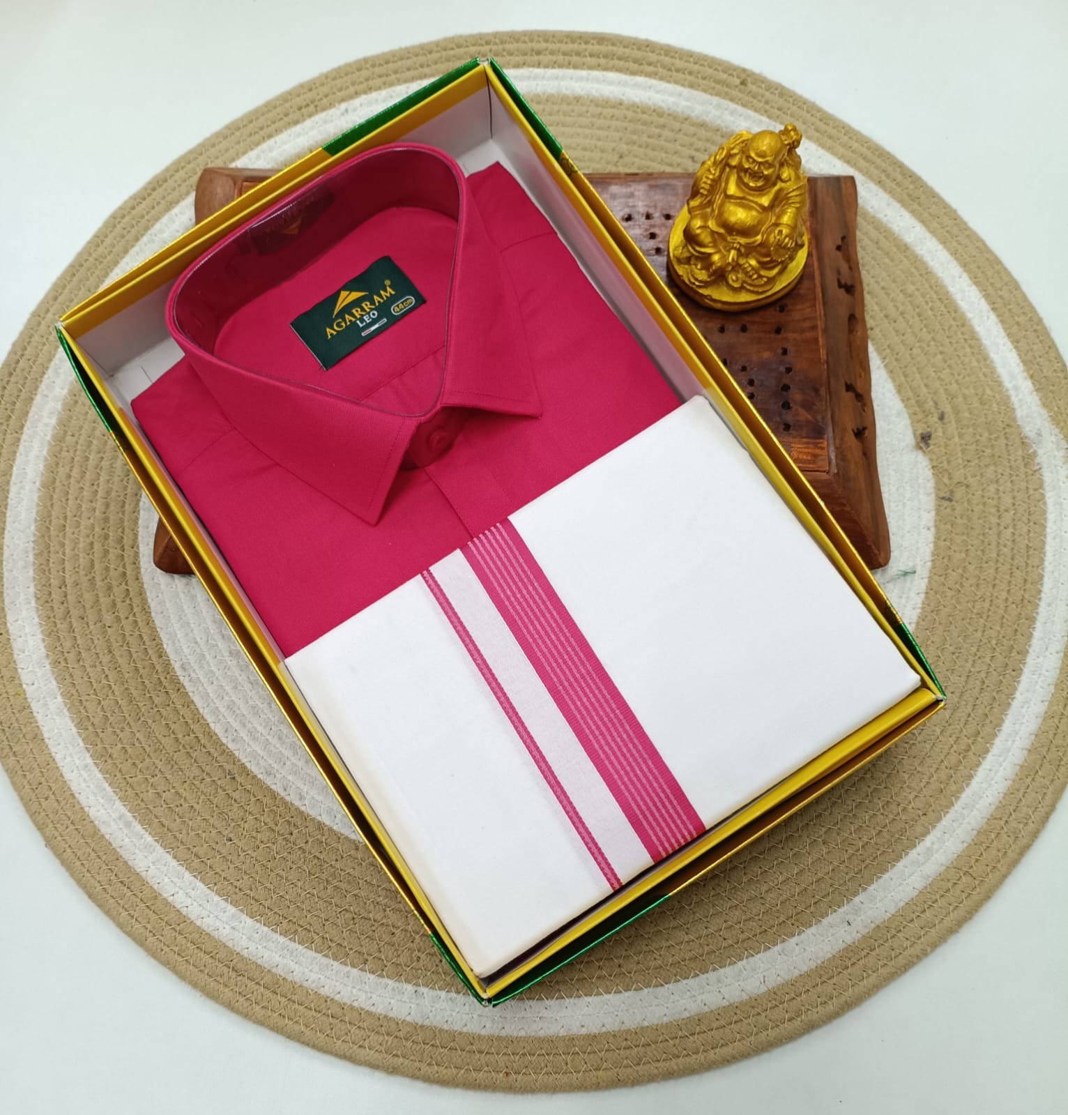 Classic Cotton Dhoti & Half Hand Shirt