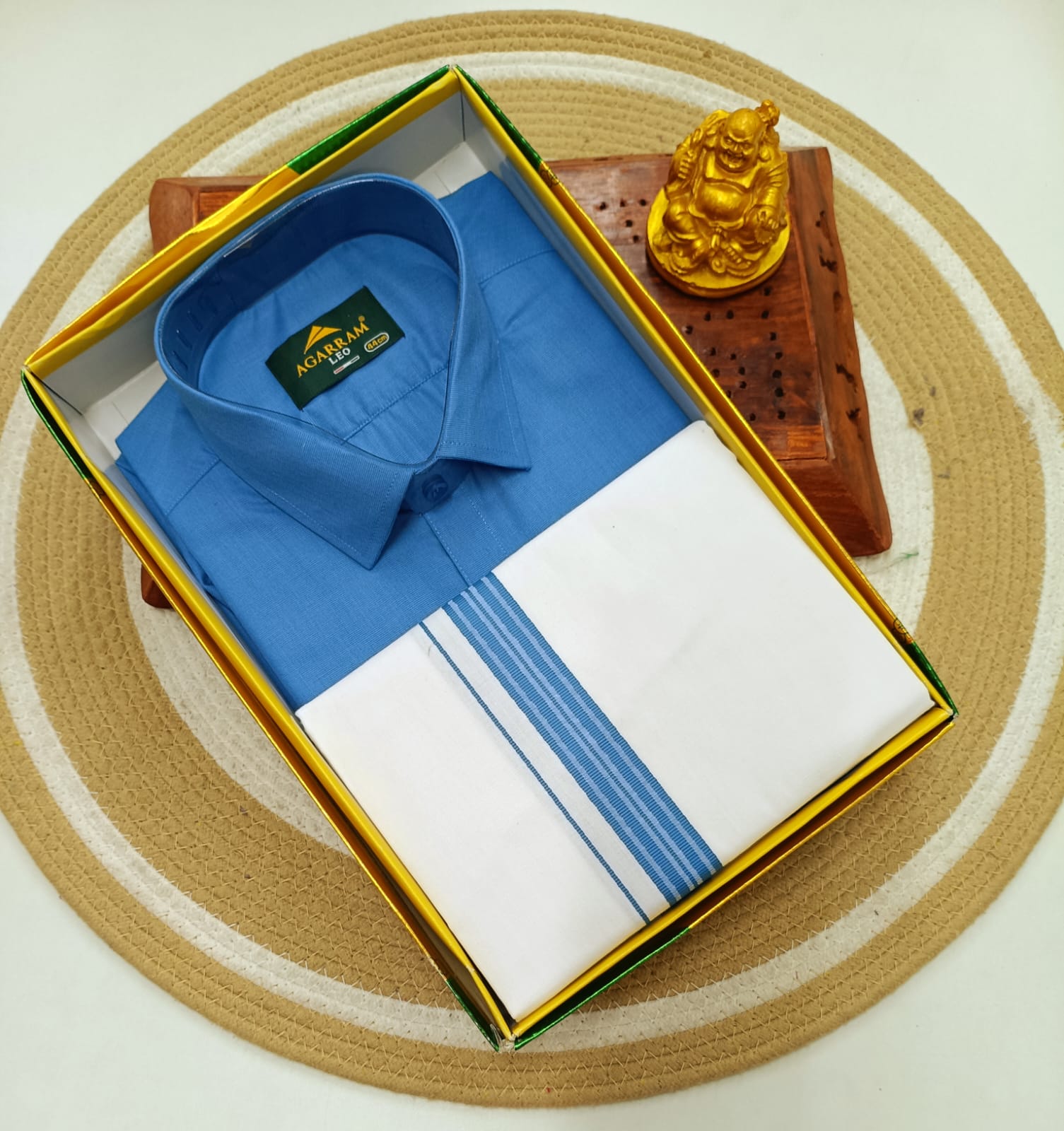 Classic Cotton Dhoti & Half Hand Shirt