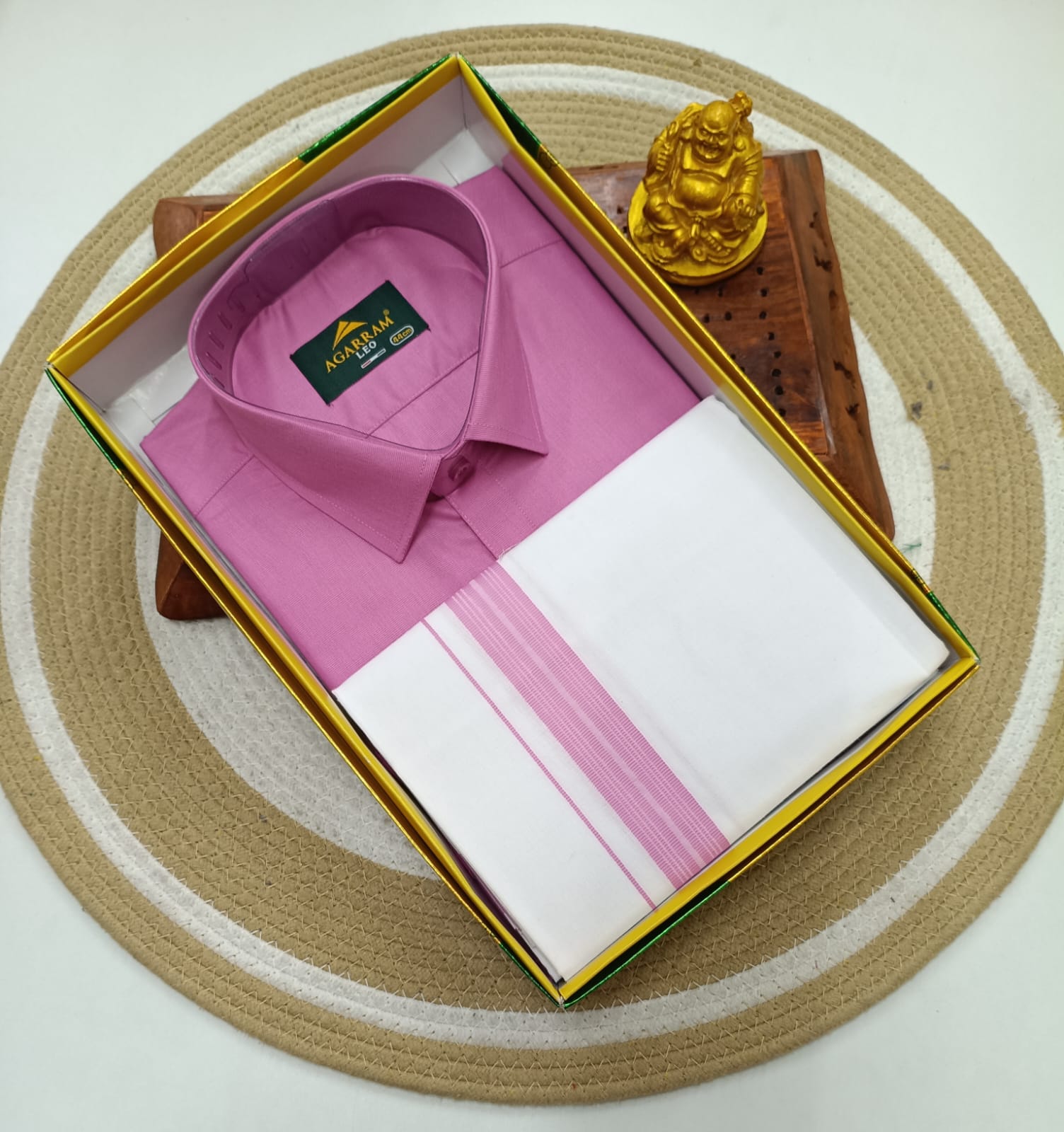 Classic Cotton Dhoti & Half Hand Shirt
