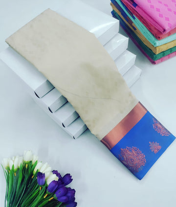 Anvika 2D Emboss Soft Silk Saree