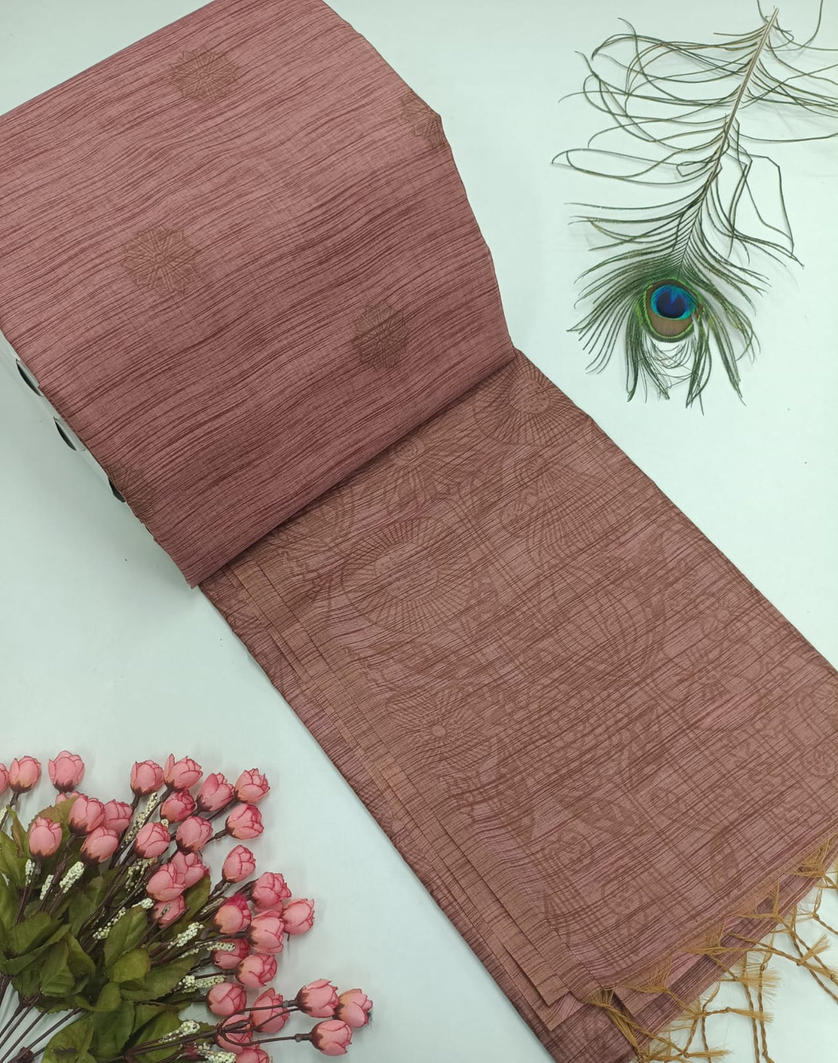 Premium Slub Jute Cotton Saree