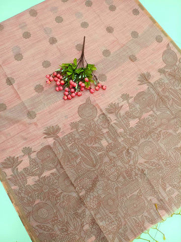 Premium Slub Jute Cotton Saree