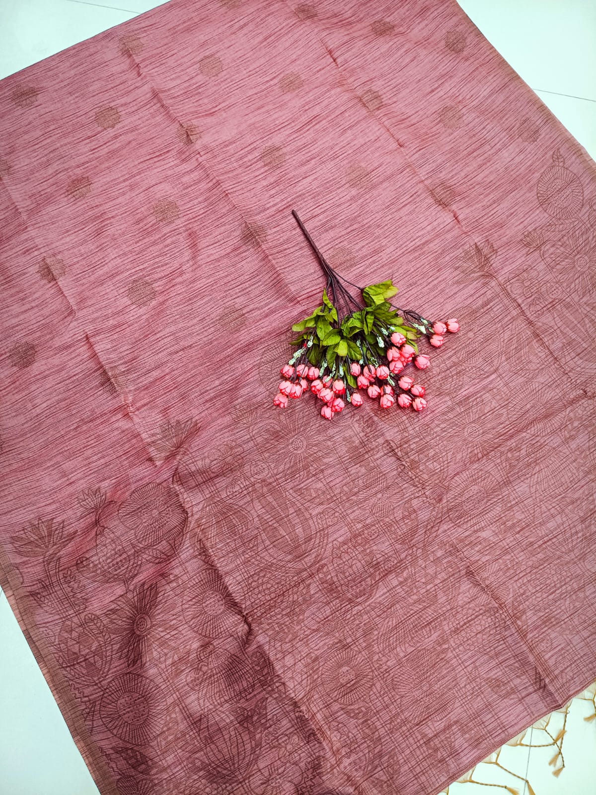 Premium Slub Jute Cotton Saree