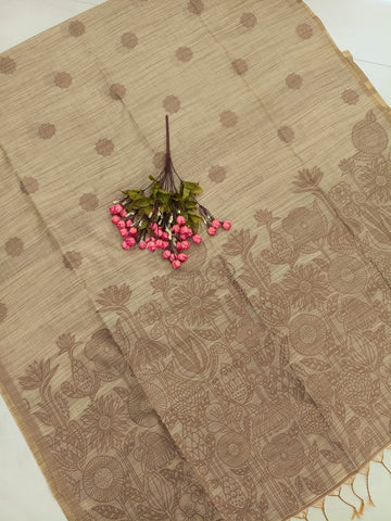 Premium Slub Jute Cotton Saree
