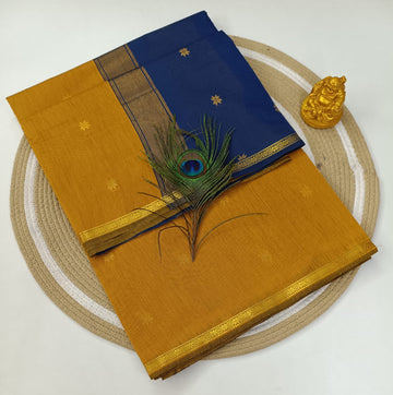 MUSTRAD GOLD Maheswari Silk Cotton Saree