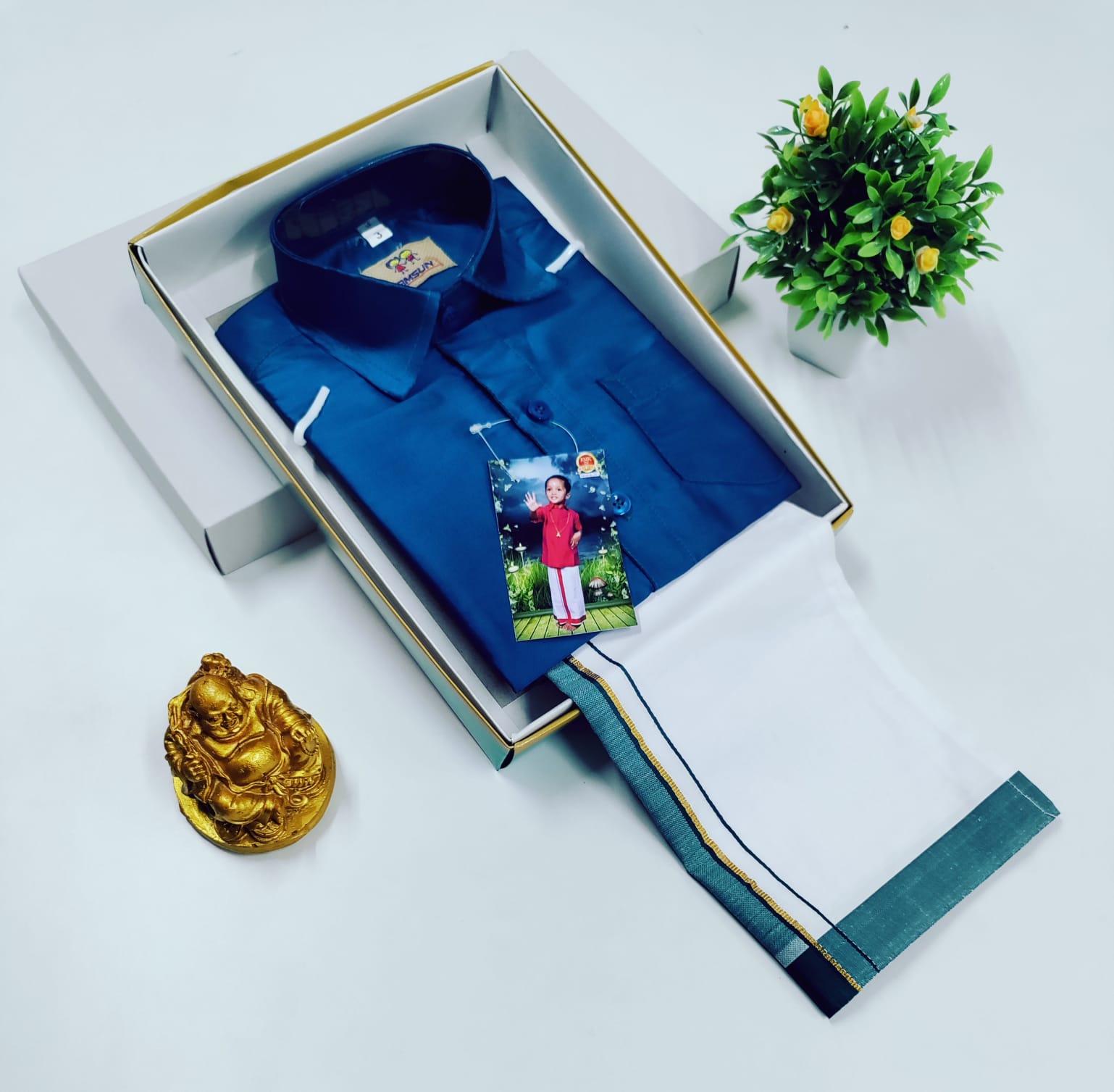 Boys Silk Dhoti Set – Welgrow Half Hand