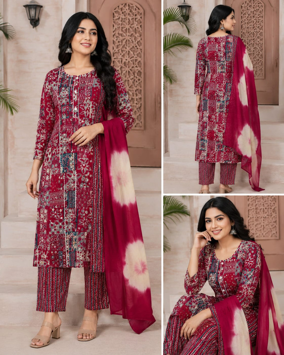 Premium Soft Cotton 3 Piece Chudi