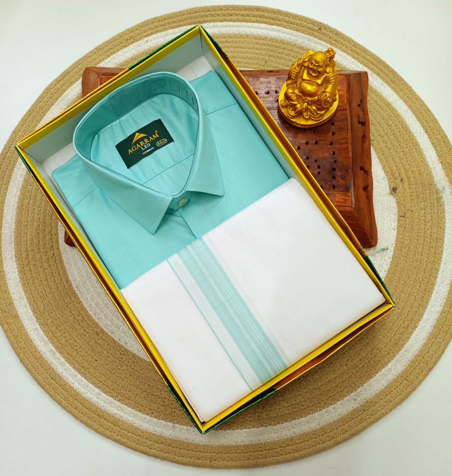Classic Cotton Dhoti & Half Hand Shirt